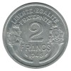 2 Francs Morlon aluminium Gouvernement Provisoire
