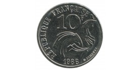 10 Francs République Variété Pointe de Bretagne touchant le Listel