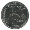 10 Francs République Variété Pointe de Bretagne touchant le Listel