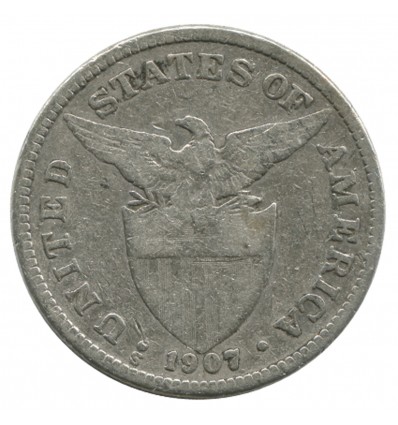 50 Centavos - Philippines Argent