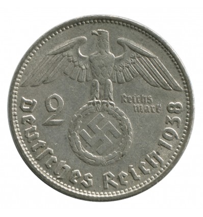 2 Marks S.Hindenbourg - Allemagne Argent