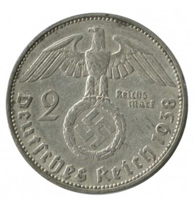 2 Marks S.Hindenbourg - Allemagne Argent