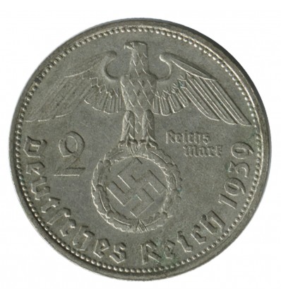 2 Marks S.Hindenbourg - Allemagne Argent