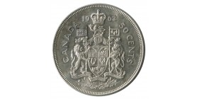 50 Cents Elisabeth II - Canada Argent