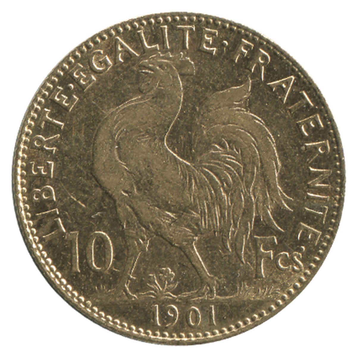 Valeur Pièce 10 Francs Or 1912 Coq Et Marianne