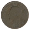 10 Centimes Napoléon III Tête Nue Second Empire