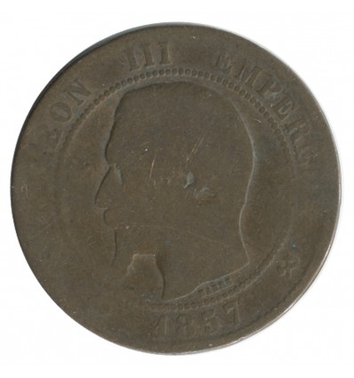 10 Centimes Napoléon III Tête Nue Second Empire