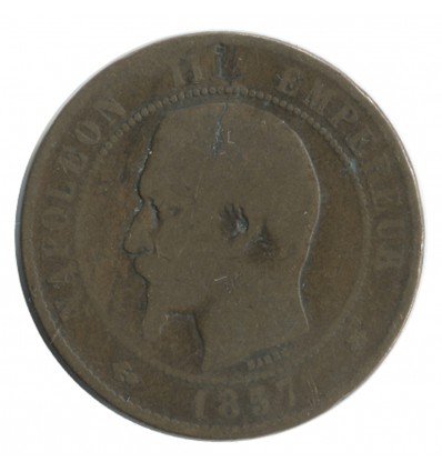 10 Centimes Napoléon III Tête Nue Second Empire