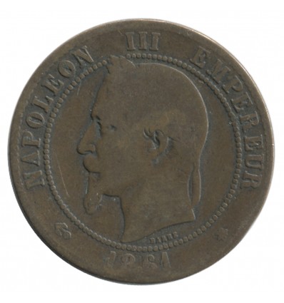 10 Centimes Napoléon III Tête Laurée