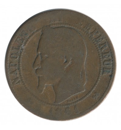 10 Centimes Napoléon III Tête Laurée