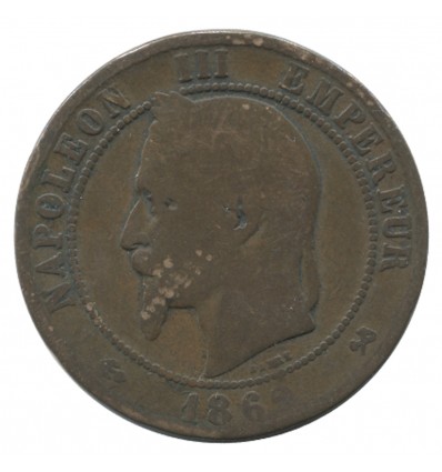 10 Centimes Napoléon III Tête Laurée