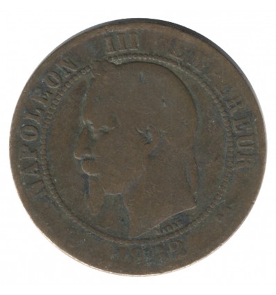 10 Centimes Napoléon III Tête Laurée