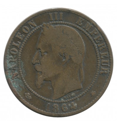 10 Centimes Napoléon III Tête Laurée