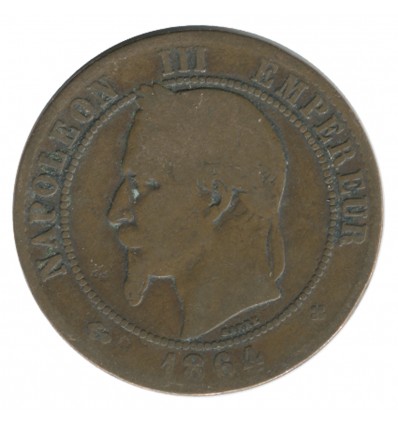 10 Centimes Napoléon III Tête Laurée