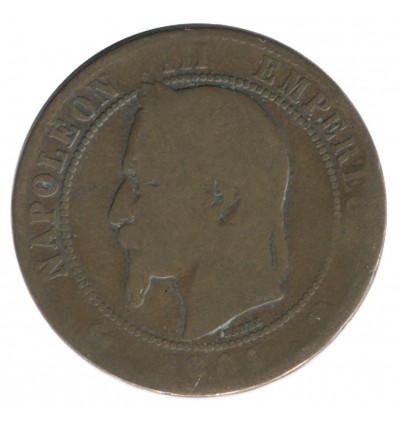 10 Centimes Napoléon III Tête Laurée