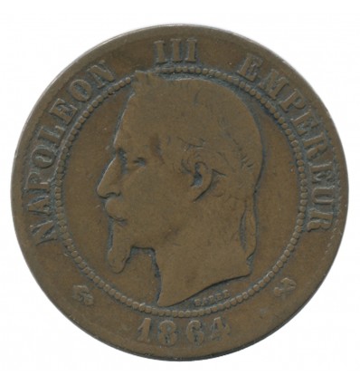 10 Centimes Napoléon III Tête Laurée