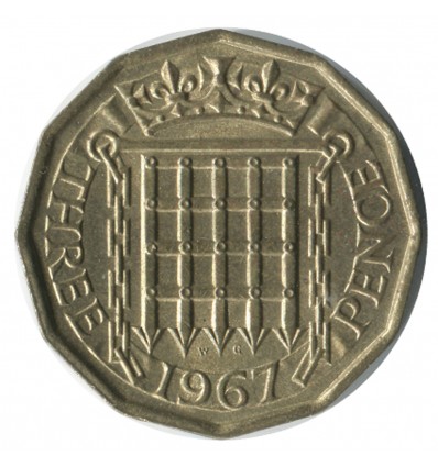 3 Pence Elisabeth II - Grande Bretagne