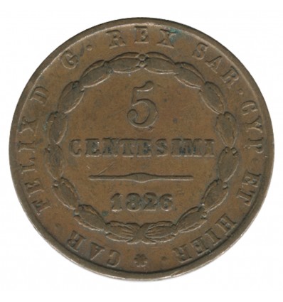 5 Centimes Italie - Sardaigne