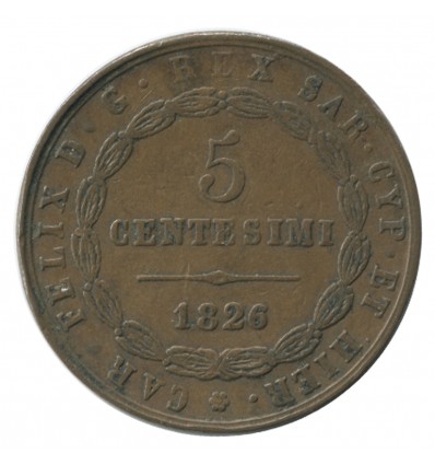 5 Centimes Italie - Sardaigne