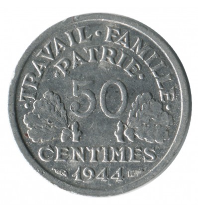 50 Centimes Bazor Aluminium Etat Français