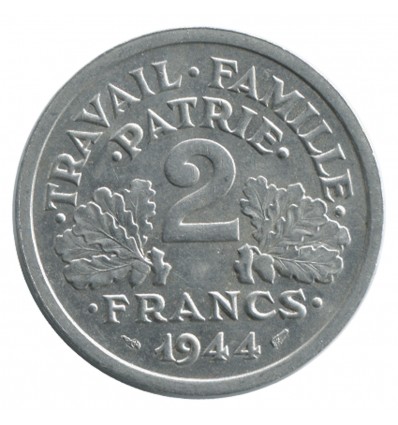 2 Francs Bazor Aluminium Etat Français