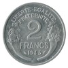 2 Francs Morlon Aluminium Gouvernement Provisoire