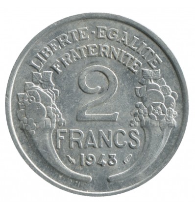 2 Francs Morlon Aluminium Quatrième République