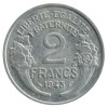 2 Francs Morlon Aluminium Quatrième République