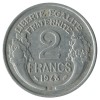 2 Francs Morlon Aluminium Quatrième République