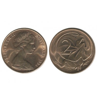 2 Cents Elisabeth II Australie