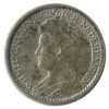 25 Cents Wilhelmine Petit Buste - Pays-Bas Argent