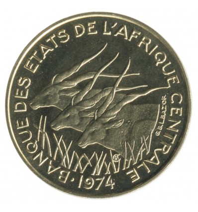 Essai de 10 Francs Afrique Centrale