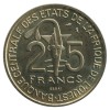 Essai de 25 Francs Afrique de l'Ouest (Etats)