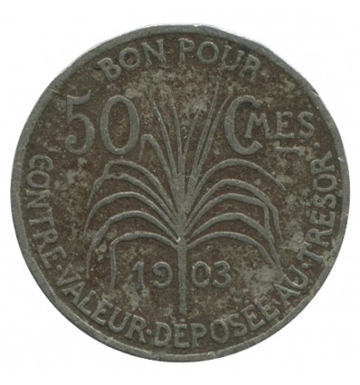 50 Centimes - Guadeloupe