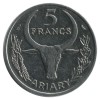 5 Francs - République de Madagascar