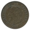 2 Centimes Napoléon III Tête Laurée