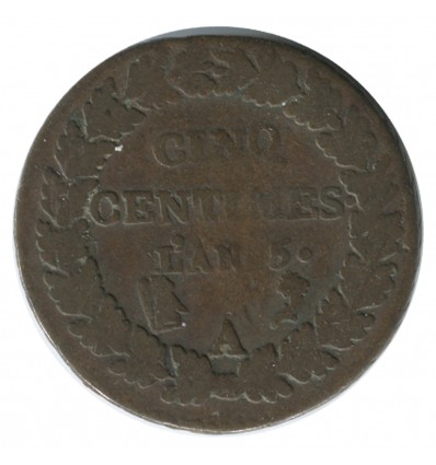 5 Centimes Dupré Directoire