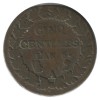 5 Centimes Dupré Directoire