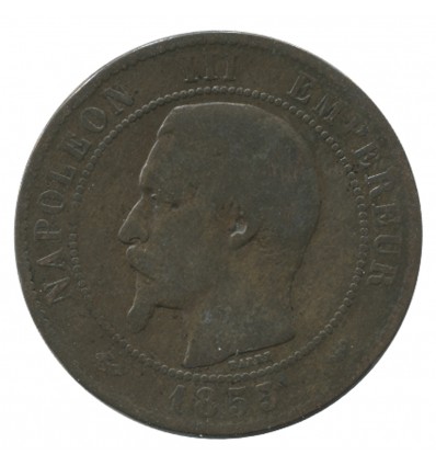 10 Centimes Napoléon III Tête Nue Second Empire