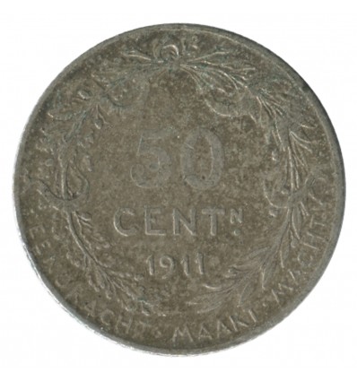 50 Centimes Albert Légende Flamande - Belgique Argent