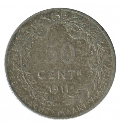 50 Centimes Albert Légende Flamande - Belgique Argent