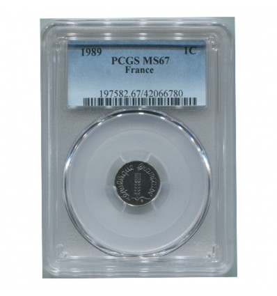 1 Centime Epi 1989 - PCGS MS67