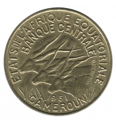 10 Francs Etats de l'Afrique Equatoriale