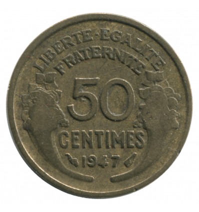 50 Centimes Morlon Bronze Aluminium