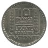 10 Francs Turin Grosse Tête Gouvernement Provisoire