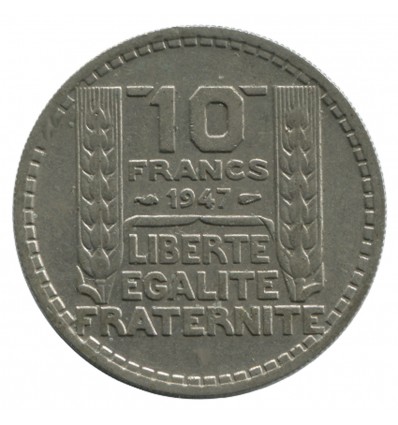 10 Francs Turin Petite Tête Quatrième République