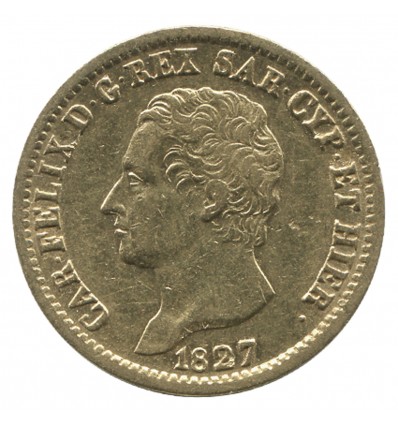 20 Lires Charles Félix Italie - Sardaigne