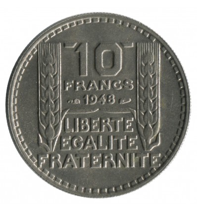 10 Francs Turin Petite Tête Quatrième République