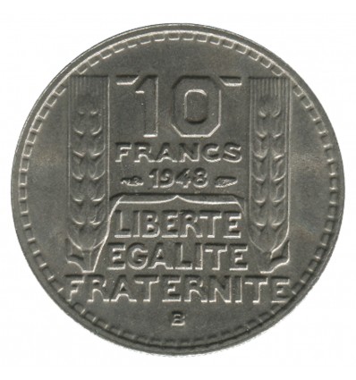 10 Francs Turin Petite Tête Quatrième République