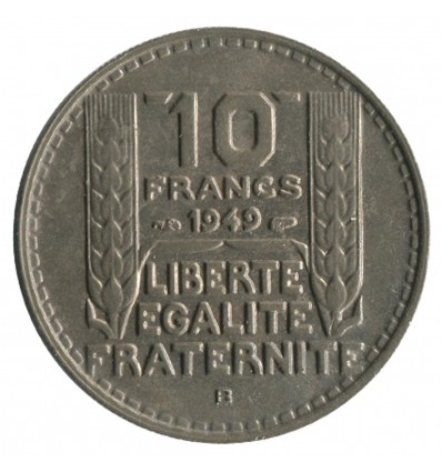 10 Francs Turin Petite Tête Quatrième République